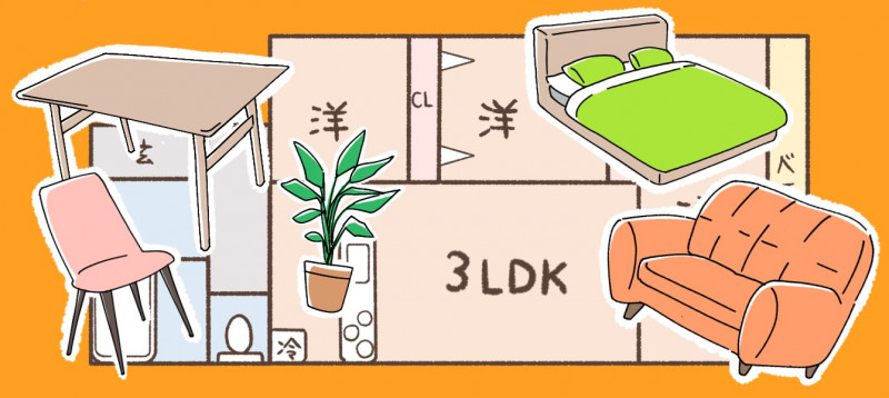 3ldkのレイアウト どんなインテリアが良いの 家具配置例を実例で紹介